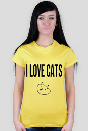 I love cats damska