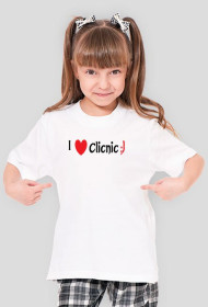 Koszulka "I love Clicnic ;)" - dziecięca