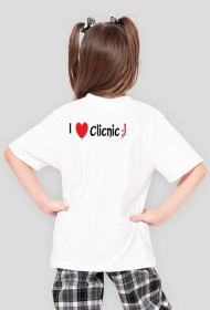 Koszulka "I love Clicnic ;)" - dziecięca