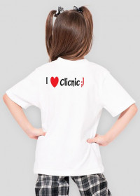 Koszulka "I love Clicnic ;)" - dziecięca