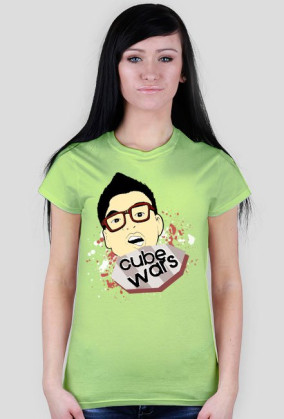 T-shirt (Damski) "CubeWars Boy"