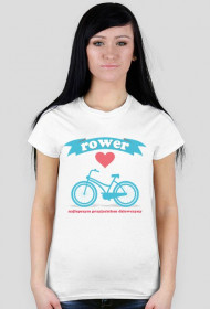 Rower najlepszy przyjaciel - koszulka damska