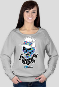 Bluza damska - Kolorowa czacha. Pada