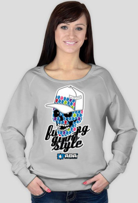 Bluza damska - Kolorowa czacha. Pada