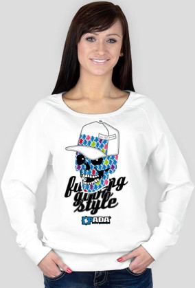 Bluza damska - Kolorowa czacha. Pada