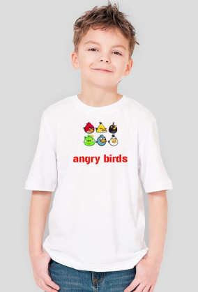 Podkoszulek chłopięcy angry birds