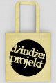 TORBA DŻINDŻER PROJEKT czarne logo