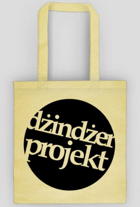 TORBA DŻINDŻER PROJEKT czarne logo
