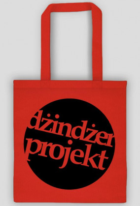 TORBA DŻINDŻER PROJEKT czarne logo