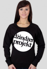 BLUZA damska DŻINDŻER PROJEKT białe logo