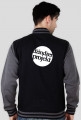 BLUZA męska PLECY  DŻINDŻER PROJEKT czarne logo