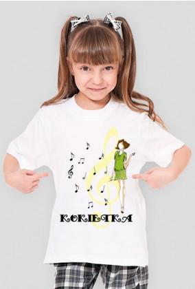 Kokietka - dziewczęcy t-shirt