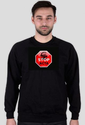 STOP ACTA/BLACK/BLUZA