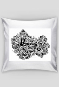 Poszewka z autorską grafiką