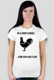 T-Shirt damski - Kogut