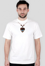 T-Shirt męski - Naszyjnik