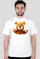 T-Shirt męski - Miś