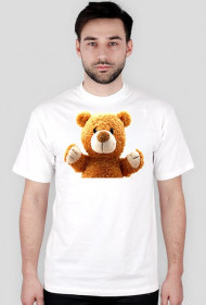 T-Shirt męski - Miś