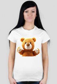 T-Shirt damski - Miś