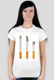 T-Shirt damski - Papierosy