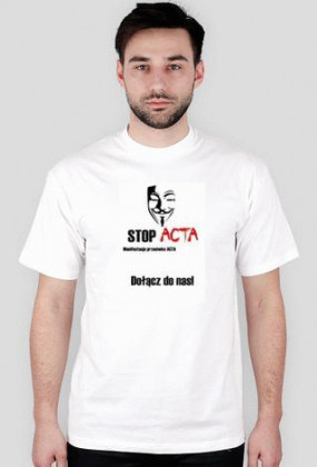 Koszulka Męska STOP A.C.T.A