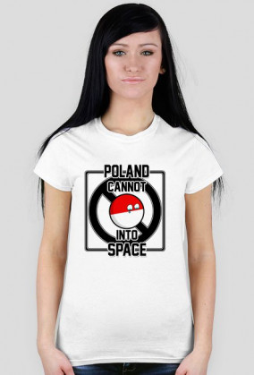 Koszulka T-shirt Poland Cannot Into Space