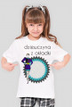 Dziewczyna z okładki - dziewczęcy t-shirt