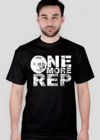 Koszulka męska ONE MORE REP czarna