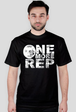 Koszulka męska ONE MORE REP czarna
