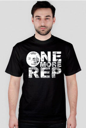 Koszulka męska ONE MORE REP czarna