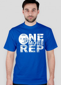 Koszulka męska ONE MORE REP niebieska
