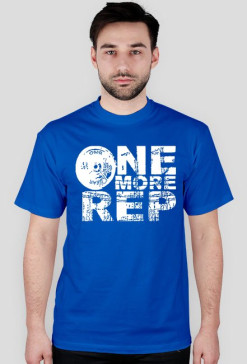 Koszulka męska ONE MORE REP niebieska