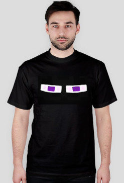 Koszulka Męska - Oczy Endermana ( Minecraft )