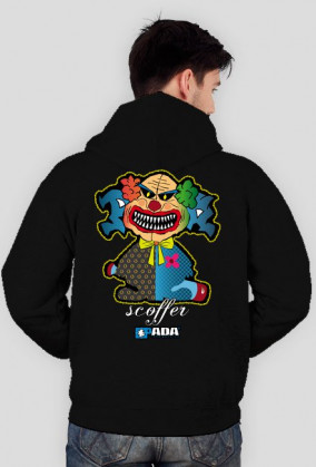 Bluza na zamek z kapturem - Scoffer. Pada