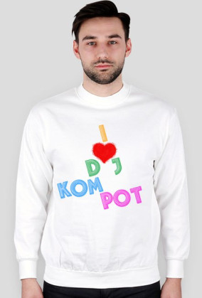 Sweter I Love Dj Kompot