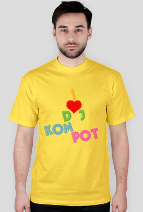Koszulka I Love Dj Kompot