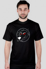 Moon wolf - black t-shirt