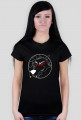 Moon wolf - black t-shirt