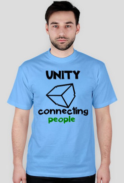 Unity Connecting People niebieska  męska
