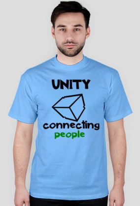 Unity Connecting People niebieska  męska