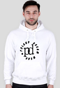 minilogo white hoody