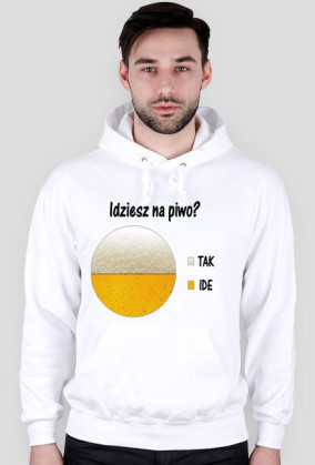 Bluza z kapturem Kangoo "IdzieszNaPiwo?TakIde"