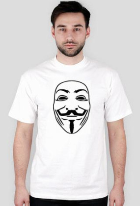 Koszulka z maską Anonymous