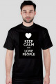 Koszulka - Keep Calm and Love People