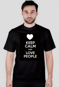 Koszulka - Keep Calm and Love People