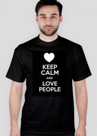 Koszulka - Keep Calm and Love People