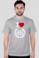 Koszulka męska - I ♥ 46