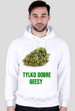Bluza z Kapturem (Biała) - Tylko Dobre Geesy