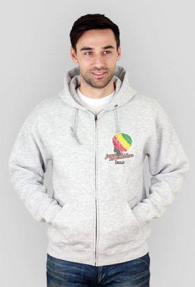 Bluza na zamek z kapturem - Jamaica no problem. Pada