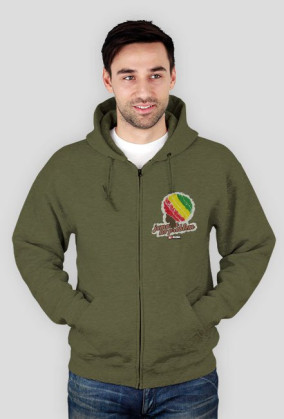 Bluza na zamek z kapturem - Jamaica no problem. Pada